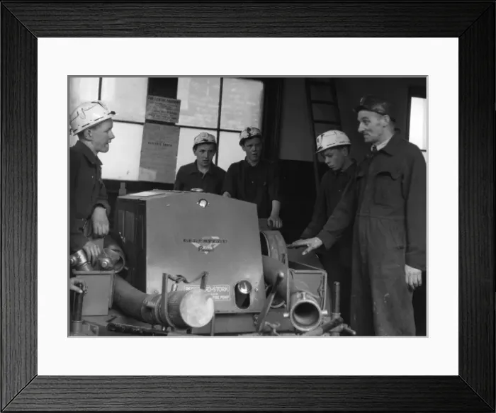 Framed Print : Apprentice Engineers Framed Print : Apprentice Engineers