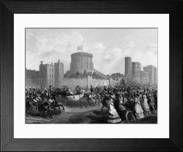 Framed Print : Victoria & Napoleon III Framed Print : Victoria & Napoleon III