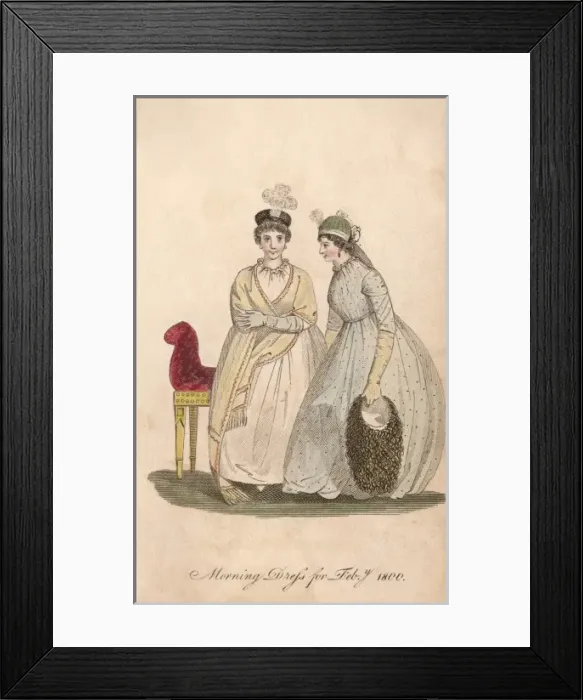 Framed Print : Two Ladies of 1800 Framed Print : Two Ladies of 1800