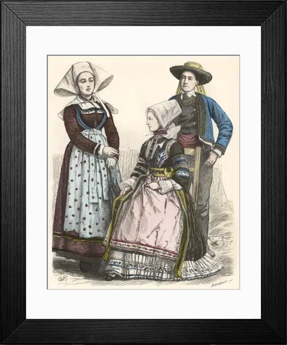 Framed Print : Racial / Breton Three Framed Print : Racial / Breton Three