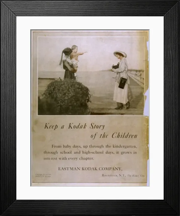 Framed Print : Kodak 1917 Advert Framed Print : Kodak 1917 Advert