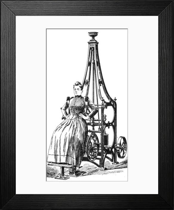 Framed Print : Dr Zander / Posture / 1897 Framed Print : Dr Zander / Posture / 1897