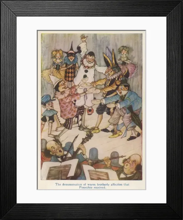 Framed Print : Pinocchio &other Puppets Framed Print : Pinocchio &other Puppets