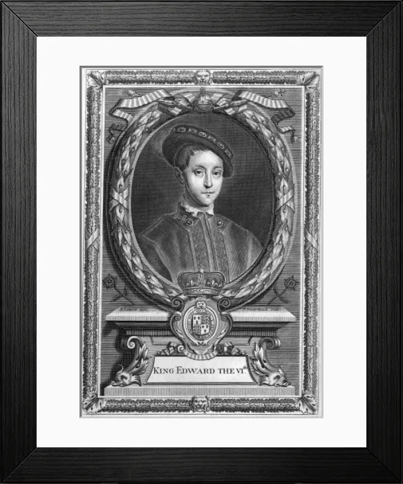 Framed Print : Edward Vi / Vanderbanck Framed Print : Edward Vi / Vanderbanck