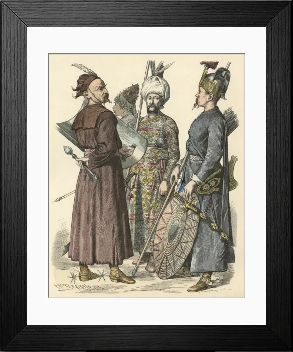 Framed Print : Racial / Turkey / Soldiers Framed Print : Racial / Turkey / Soldiers