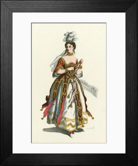 Framed Print : Cantatrice / Sand / 1694 Framed Print : Cantatrice / Sand / 1694
