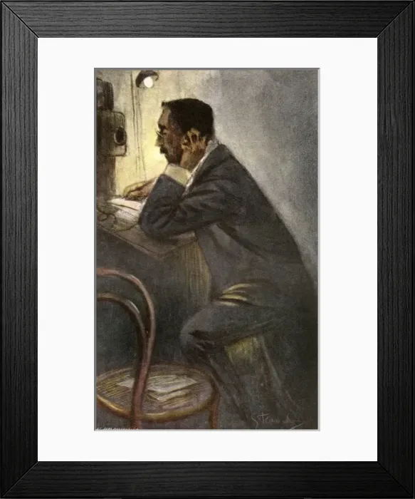 Framed Print : Editor Using Phone Framed Print : Editor Using Phone