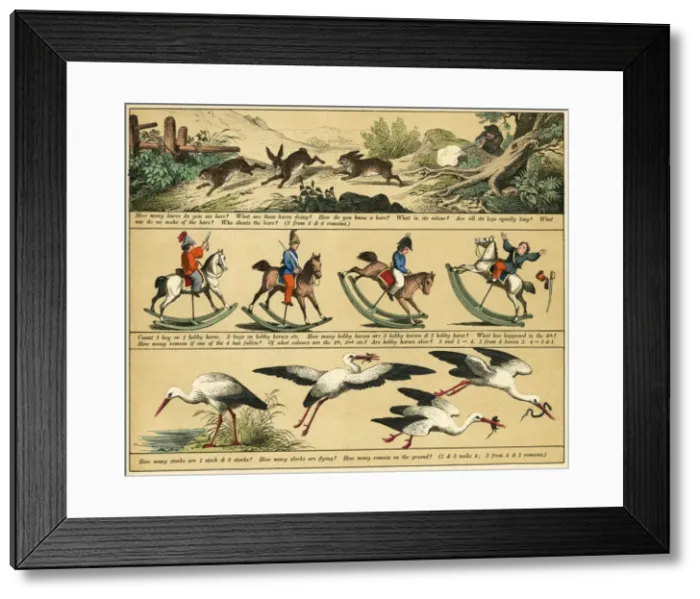 Framed Print : TEXTBOOK / 1880 / PLATE 7 Framed Print : TEXTBOOK / 1880 / PLATE 7