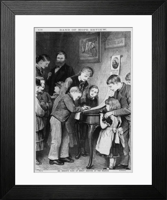 Framed Print : Band of Mercy 1879 Framed Print : Band of Mercy 1879