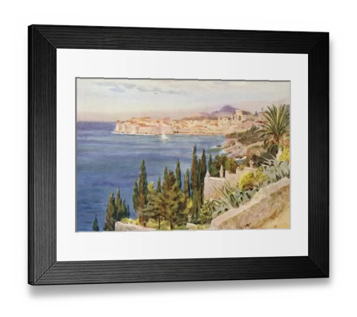 Framed Print : Croatia / Dubrovnik 1925 Framed Print : Croatia / Dubrovnik 1925