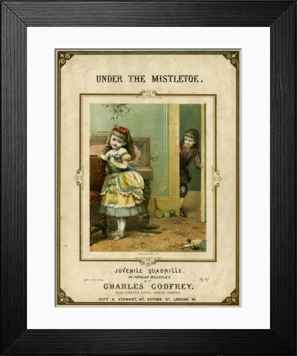 Framed Print : Under Mistletoe Framed Print : Under Mistletoe