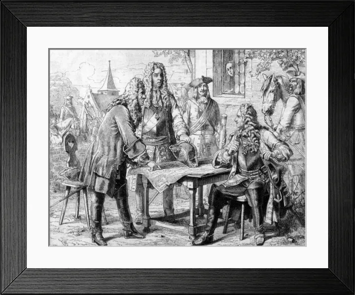 Framed Print : Allied Commanders Confer Framed Print : Allied Commanders Confer