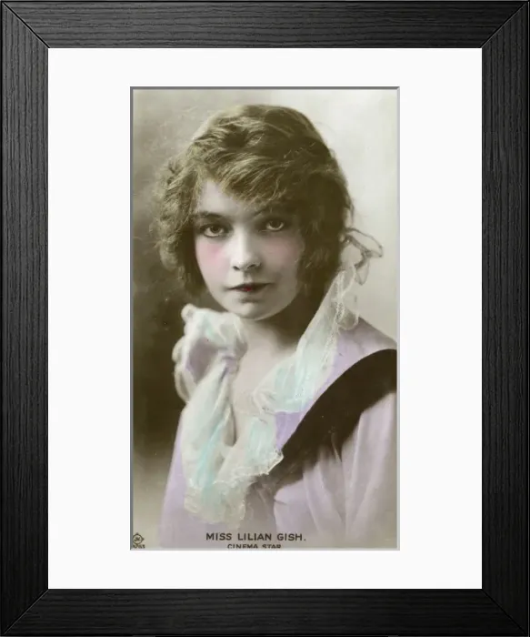 Framed Print : Lilian Gish / Postcard Framed Print : Lilian Gish / Postcard