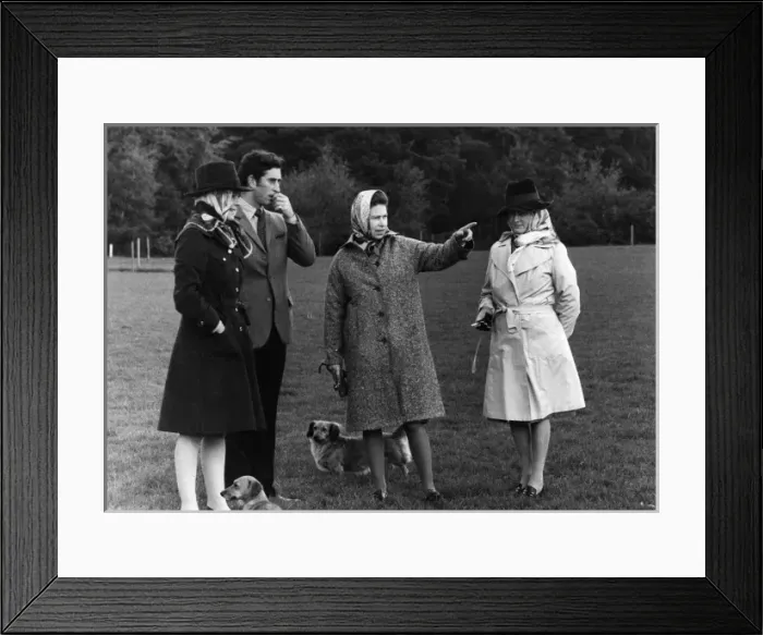 Framed Print : Elizabeth & Charles Framed Print : Elizabeth & Charles