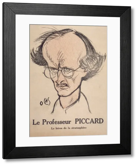 Framed Print : Auguste Piccard / Ochs Framed Print : Auguste Piccard / Ochs