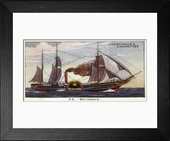 Framed Print : Britannia Cunarder 2 Framed Print : Britannia Cunarder 2