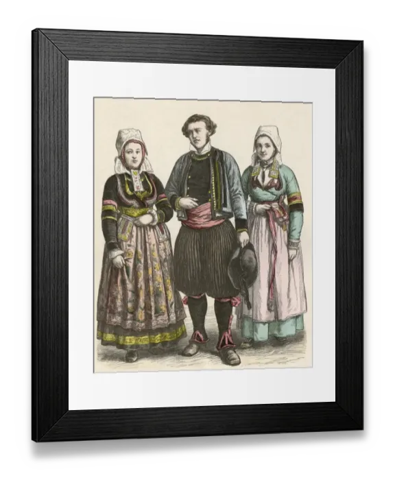 Framed Print : Racial / Breton Three Framed Print : Racial / Breton Three