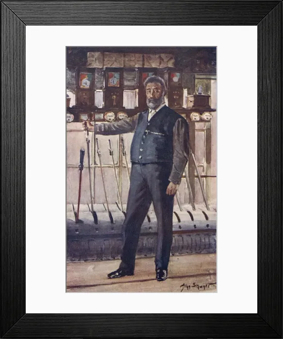 Framed Print : Signalman Bayliss Framed Print : Signalman Bayliss