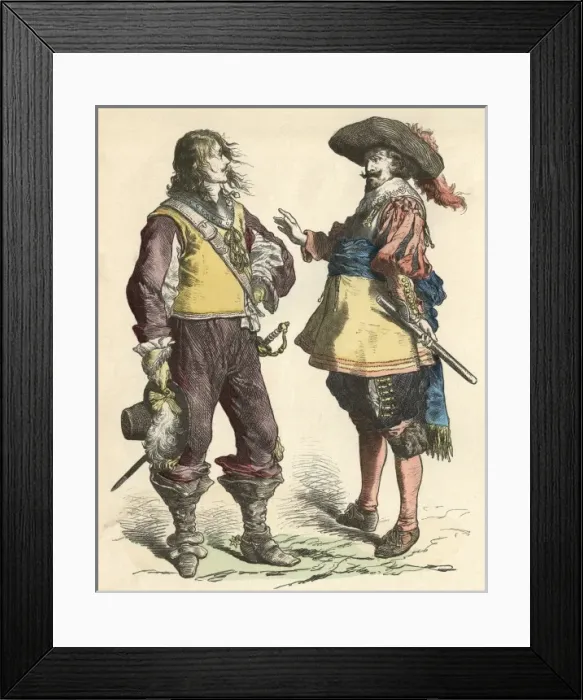 Framed Print : 17th Century Soldiers Framed Print : 17th Century Soldiers