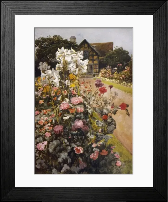 Framed Print : Shakespeares Garden Framed Print : Shakespeares Garden