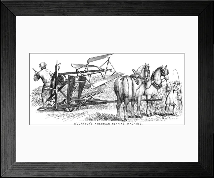 Framed Print : M CORMICKs REAPER Framed Print : M CORMICKs REAPER