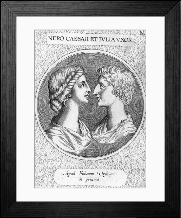 Framed Print : Nero and Julia Framed Print : Nero and Julia