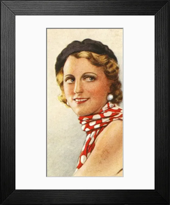 Framed Print : Jeanne De Casalis / Cig Framed Print : Jeanne De Casalis / Cig