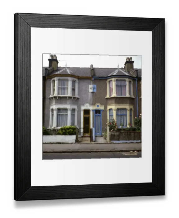 Framed Print : Victorian Terrace Framed Print : Victorian Terrace