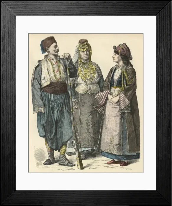 Framed Print : Racial / Monastir / Thessaly Framed Print : Racial / Monastir / Thessaly