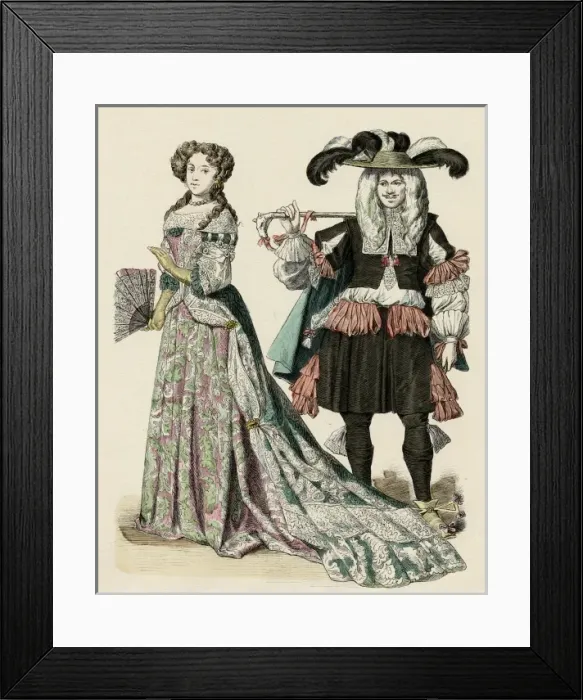 Framed Print : Aristocrats 1670 Framed Print : Aristocrats 1670
