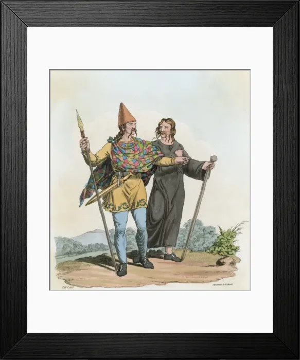 Framed Print : Belgic Britons Bc Framed Print : Belgic Britons Bc