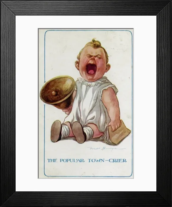 Framed Print : Baby / Town Crier 1921 Framed Print : Baby / Town Crier 1921