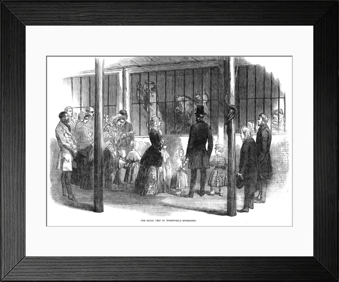 Framed Print : Vic Visits Wombwells Framed Print : Vic Visits Wombwells