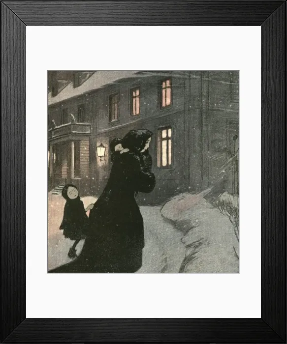 Framed Print : Unmarried Mother / Cold Framed Print : Unmarried Mother / Cold