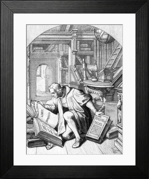 Framed Print : Luther Finds the Bible Framed Print : Luther Finds the Bible