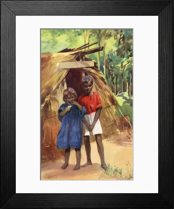 Framed Print : Racial / Aborigine 1914 Framed Print : Racial / Aborigine 1914