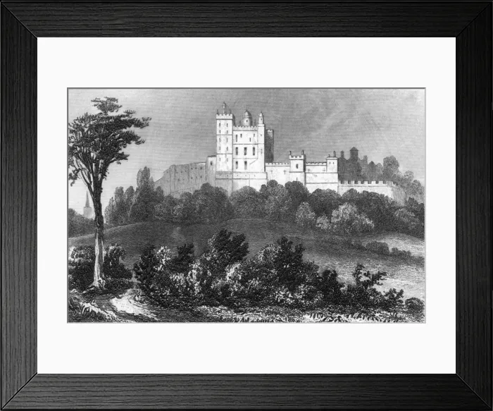 Framed Print : Castle / Bolsover 1860 Framed Print : Castle / Bolsover 1860