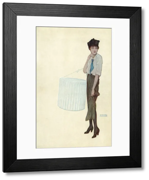 Framed Print : Kirchner Girl Circa 1913 Framed Print : Kirchner Girl Circa 1913