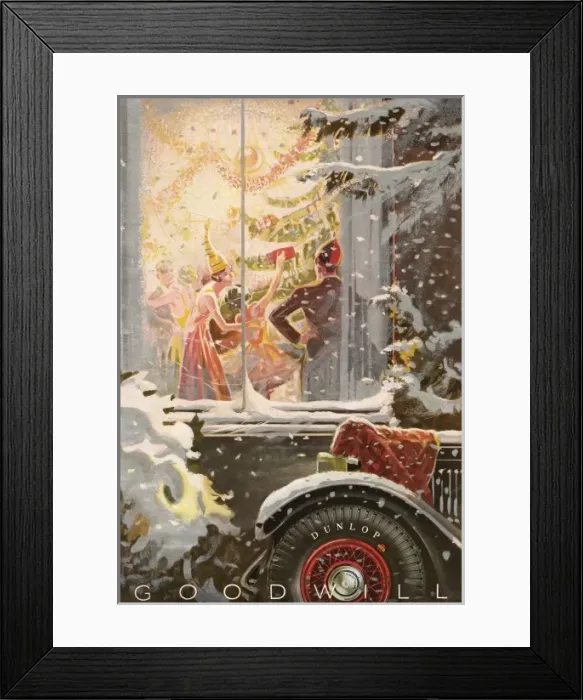 Framed Print : Dunlop Tyre Advert 20 Framed Print : Dunlop Tyre Advert 20
