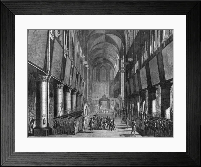 Framed Print : Gardes Flags Blessed Framed Print : Gardes Flags Blessed