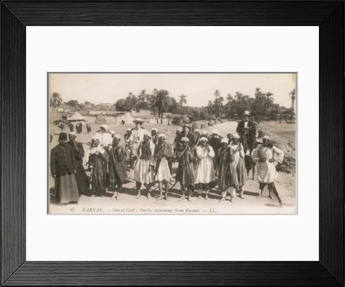 Framed Print : Tourists in Egypt carried Framed Print : Tourists in Egypt carried