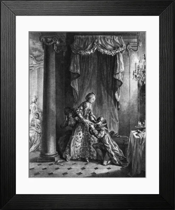 Framed Print : 18Thc Frnc / At the Ball Framed Print : 18Thc Frnc / At the Ball