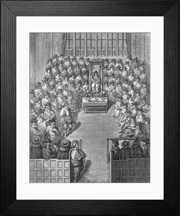 Framed Print : House of Commons / 1651 Framed Print : House of Commons / 1651
