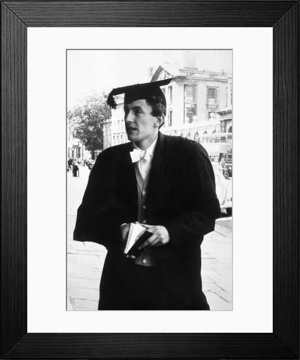 Framed Print : Oxford Uni Student 1950S Framed Print : Oxford Uni Student 1950S