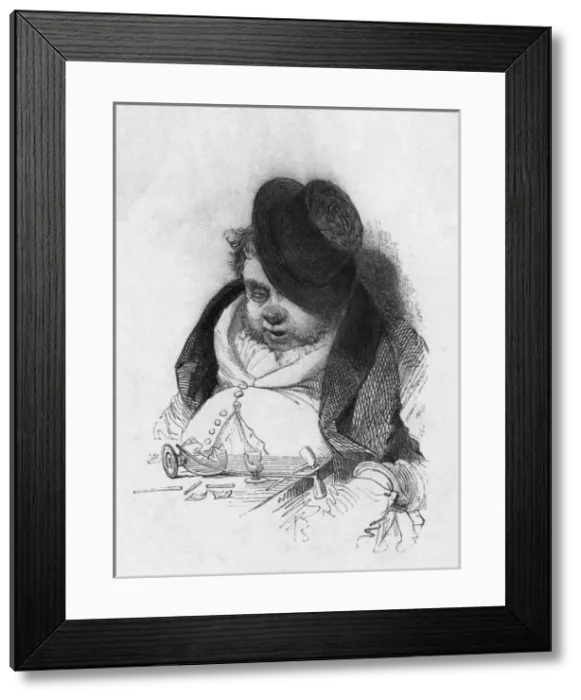 Framed Print : Seated Drunk, 1840 Framed Print : Seated Drunk, 1840