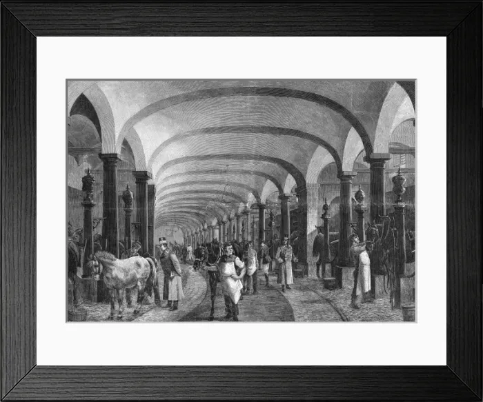 Framed Print : Royal Stables Copenhagen Framed Print : Royal Stables Copenhagen