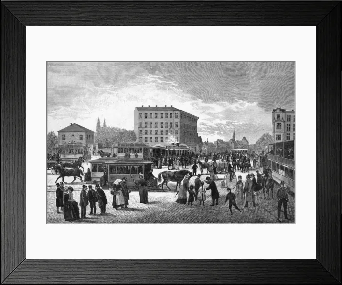 Framed Print : Copenhagen Street Scene Framed Print : Copenhagen Street Scene