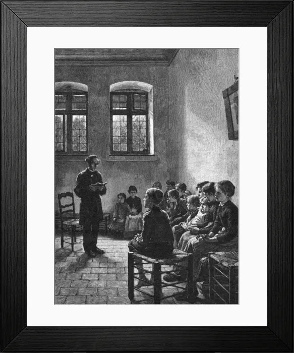 Framed Print : Swedish Sunday School Framed Print : Swedish Sunday School
