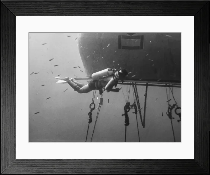 Framed Print : Diving, Malta 1969 Framed Print : Diving, Malta 1969