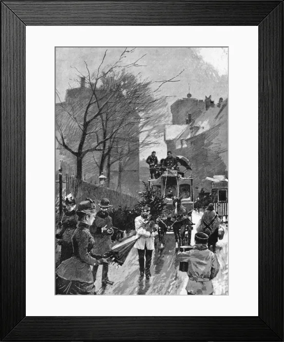 Framed Print : Horse Bus, Denmark Framed Print : Horse Bus, Denmark